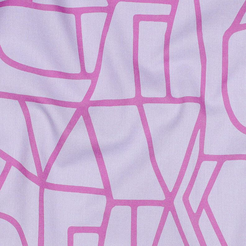 Katoen voile Town | Nerida Hansen – lila/purper,  image number 2