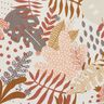 Katoenen stof Cretonne Abstracte jungleplanten – terracotta/perzik,  thumbnail number 6