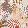Katoenen stof Cretonne Abstracte jungleplanten – terracotta/perzik,  thumbnail number 6