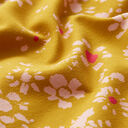 GOTS Katoenjersey Kamille | Tula – currygeel/roze, 