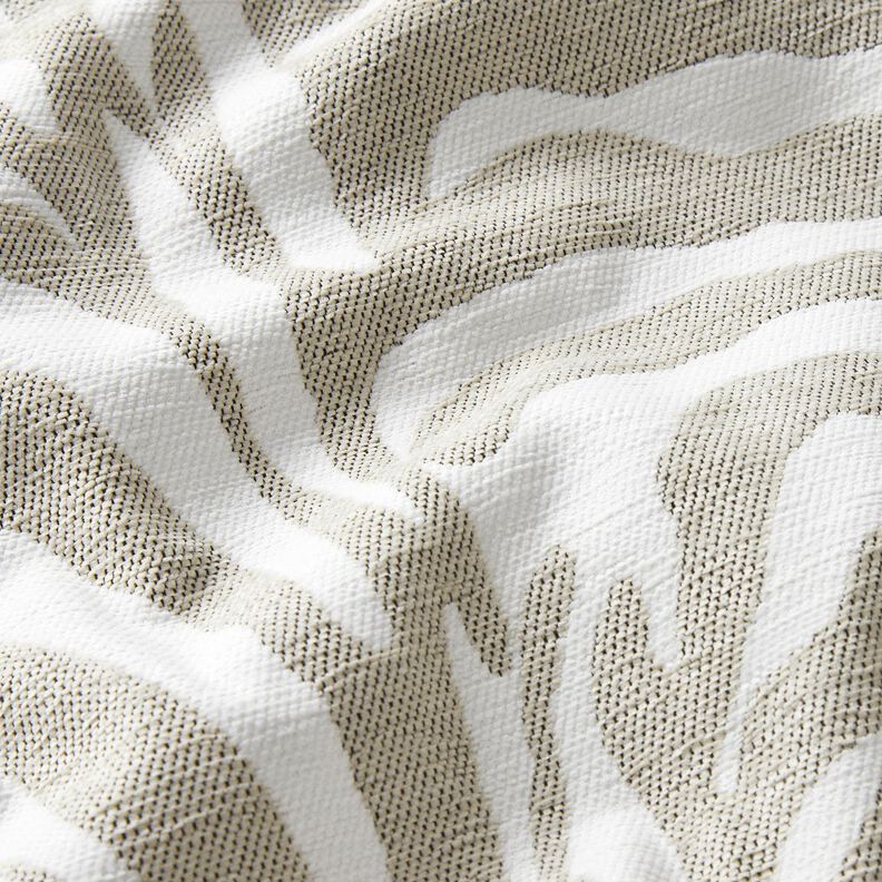 Bekledingsstof Jacquard Zebra – anemoon/natuur, image number 6