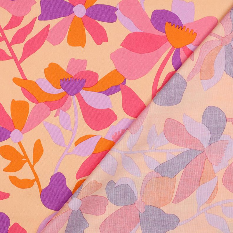 Katoensatijn Cloverdale | Nerida Hansen – perzik/pink,  image number 4