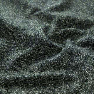 GOTS French Terry jeanslook | by Poppy – donkergroen, 