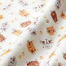 Cretonne Kattengezichten – wit,  thumbnail number 2