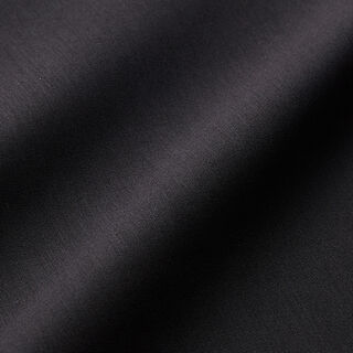 Stretch popeline effen – zwart, 