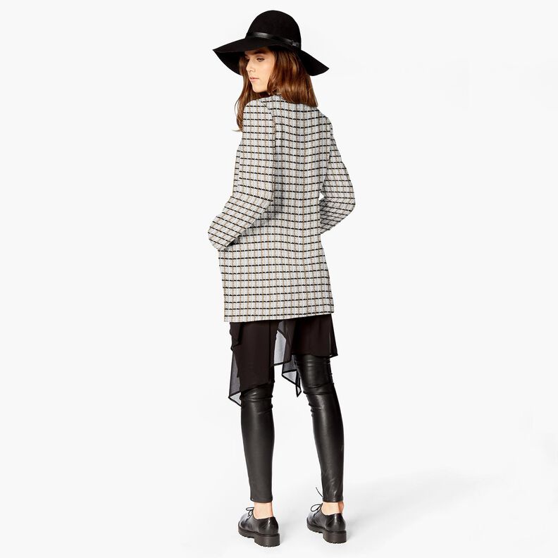 Grove bouclé ruiten – wit/beige,  image number 5
