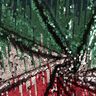 Verloop van paillettenstof – zwart/dennengroen,  thumbnail number 4