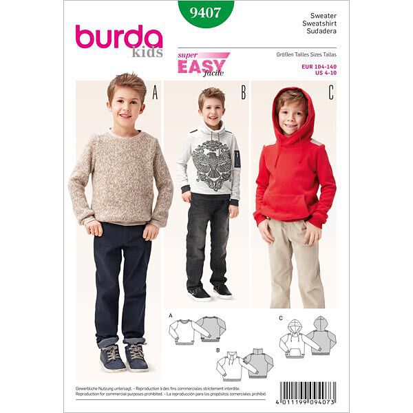 Trui, Burda 9407, image number 1
