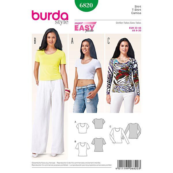 Shirt, Burda 6820, image number 5