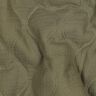 Doorgestikte stof Mousseline Golven – licht kaki,  thumbnail number 2