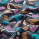 Sweatshirt geruwd Bladeren en glitter – nachtblauw,  thumbnail number 2