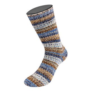 Meilenweit 100 Merino extrafine Duetto, 100g | Lana Grossa – creme/lichtblauw, 
