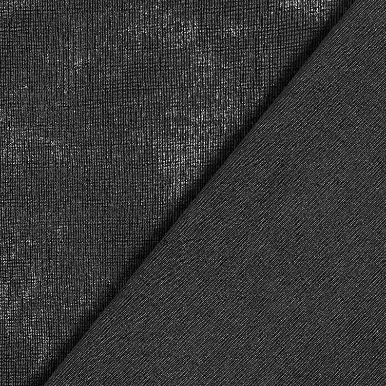Jersey glitterfolie – zwart,  image number 6