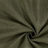 Ramie Linnen stof stone washed, zware kwaliteit – donkerolijf,  thumbnail number 1