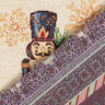 Decopaneel Gobelin Notenkraker duo – karmijnrood/lichtbeige,  thumbnail number 4