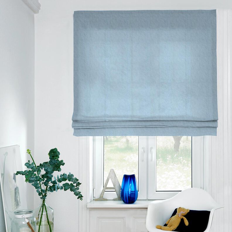 Lichtgewicht linnenmix, voorgewassen – stralend blauw, image number 8
