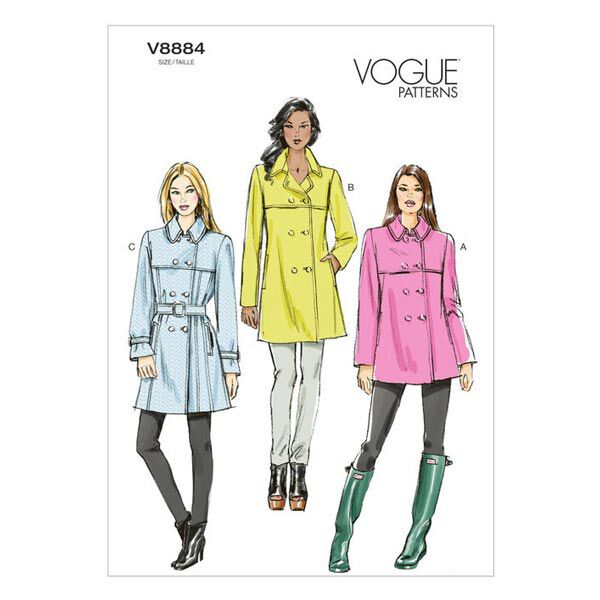 Mantel, Vogue 8884 | 32 - 48, image number 1