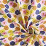 Katoenen stof Cretonne ronde bloemen – creme/pastellila,  thumbnail number 3