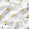Mousseline/dubbel gehaakte stoffen Aquarel citroenen Digitaal printen – wit,  thumbnail number 2