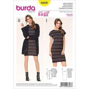 Jas / jurk, Burda 6608, 