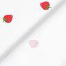 Katoenpopeline Aardbeien – wit,  thumbnail number 4