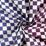 GOTS Katoenpopeline Schaakbordpatroon verloop | TCC x LOOKS by Wolfgang Joop – indigo/roodbruin,  thumbnail number 5