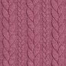 Jerseyjacquard cloqué kabelsteekpatroon – framboos,  thumbnail number 1