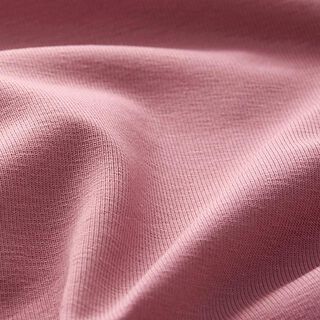 Katoenjersey medium effen – donker oudroze, 