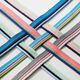 Paspelband trio [ 15 mm ] – lichtblauw/mint,  thumbnail number 3