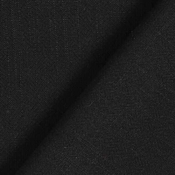 Viscose-linnen-stof – zwart,  image number 4