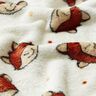 Gezellige fleece Doubleface Vriendelijke vossen – ecru/bruin,  thumbnail number 2