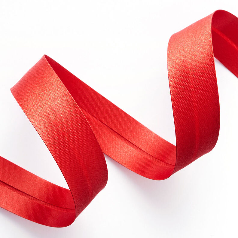 Biasband Satijn [20 mm] – rood,  image number 2