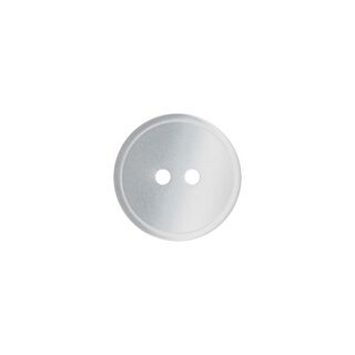 Polyester knoop 2-gats  – wit, 