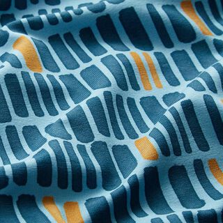 GOTS Katoenjersey Strepen | Tula – babyblauw, 