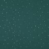 Mousseline/dubbel gehaakte stoffen Rechthoek Foliedruk | Poppy Fabrics – blauwe spar/goud metallic,  thumbnail number 1