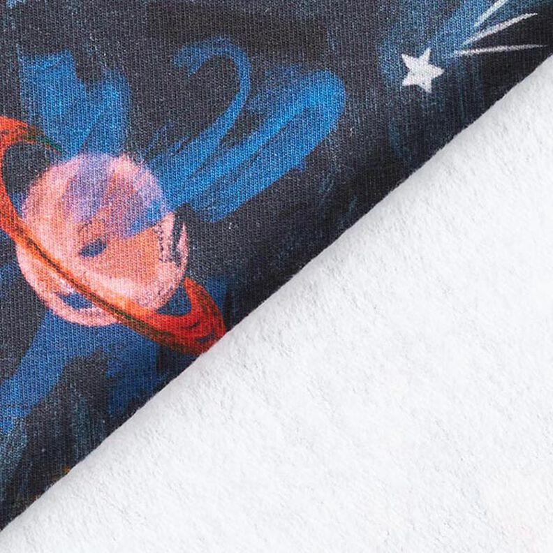 Sweatshirt geruwd Universum Digitaal printen – marineblauw,  image number 4