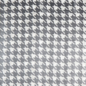 Viscosemix metallic glans pied-de-poule – zwart/wit, 