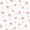 Katoenpopeline Zachte rozen – rood/wit,  thumbnail number 1