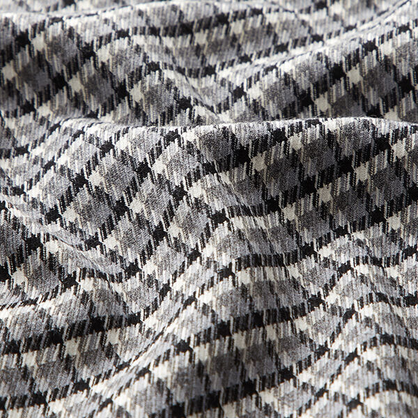 Broekenstretch viscosemix geruit – grijs, image number 2
