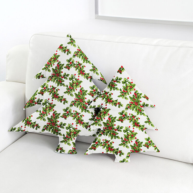Decostof canvas Maretak – groen/rood,  image number 10