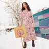 Viscosejersey Bloemen en ornamenten | Katia Fabrics – creme/lavendel,  thumbnail number 5
