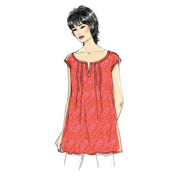Top, Butterick 6024|42 - 50,  image number 4