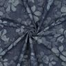 Denim-katoenmix bloemen – jeansblauw,  thumbnail number 3