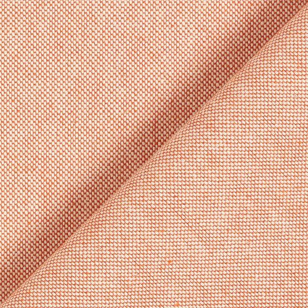 Decostof half panama Chambray gerecycled – terracotta/natuur,  image number 3