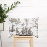 Decostof Half panama blije dansers 280 cm – taupe/wit,  thumbnail number 7