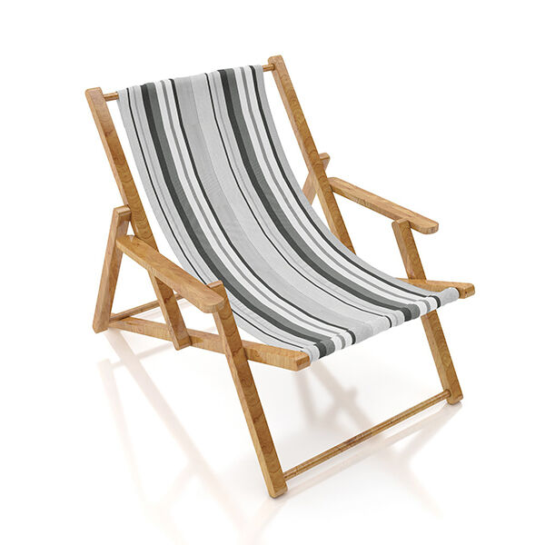 Outdoorstof Strepen – grijs, image number 9