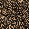 Viscosejersey Zebraprint – mocca/zwart,  thumbnail number 3
