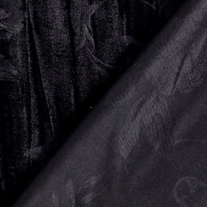 Crash fluweel chrysant – zwart,  image number 4