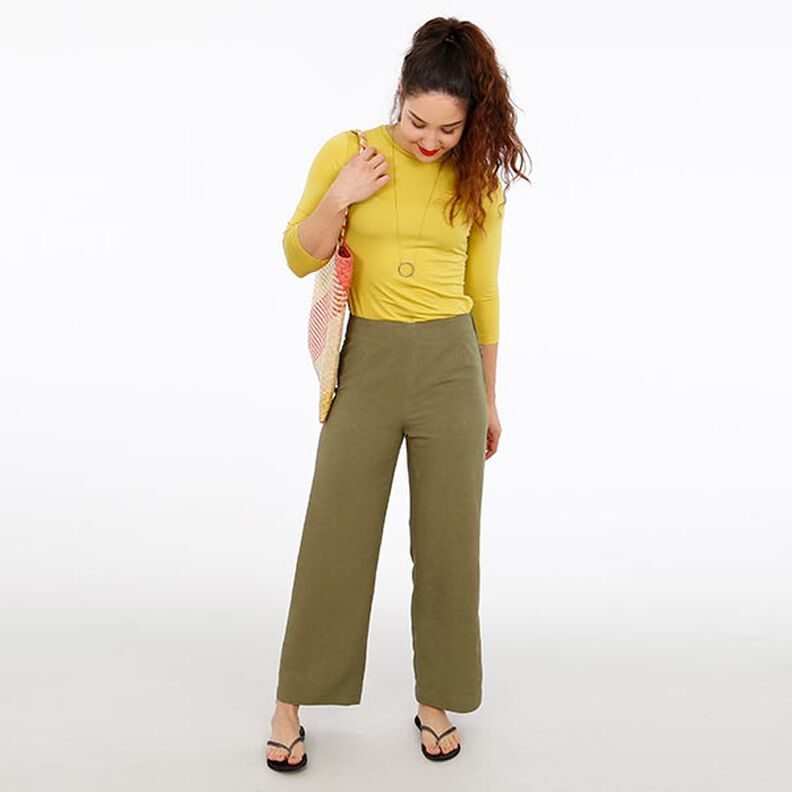 FRAU ELENA - eenvoudige broek met rechte pijpen, Studio Schnittreif | XS - XXL,  image number 6