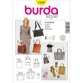 Boodschappentas / tasje, Burda 7158, 
